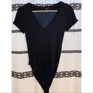 Forever 21 V neck bodysuit